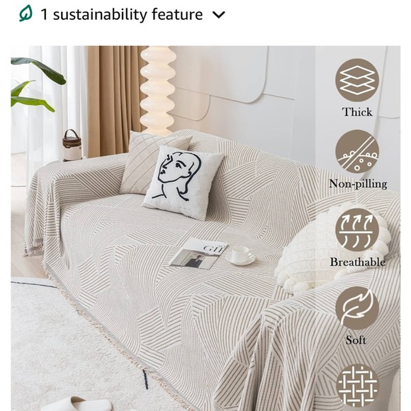 2 couch covers washed but never used size XL and L - Picture 8 of 8